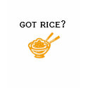 untitled, got rice? t-shirts