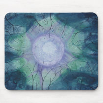 untitled green mouse pads