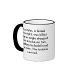 Unusual Death: Aeschylus mugs