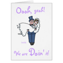 Unusual Humourous Wedding Invitation Template Cards