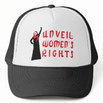 Unveil Muslim Women's Rights Trucker Hats