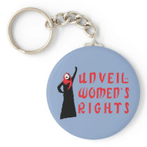Unveil Muslim Women's Rights Keychain