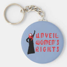 Unveil Muslim Women's Rights Keychain