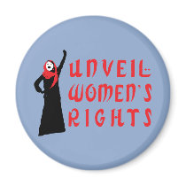 Unveil Muslim Women's Rights Refrigerator Magnet