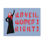 Unveil Muslim Women's Rights postcards