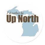 Up North - Michigan stickers