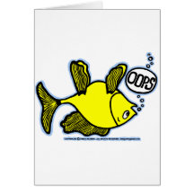 Up Side Down Fish! Cards