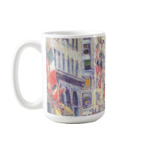 Up the Avenue from 34th Street, May 1917 by Hassam Mug