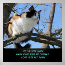 Up the tree quiet print