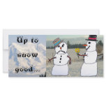 Up to snow good... rack card design