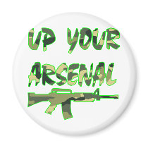 Up Your Arsenal M-4 Carbine Fridge Magnets