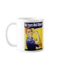 Up Yours Wall Street Coffee Mugs