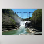 Upper Falls at Letchworth Print