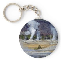 Upper Geyser Basin, Yellowstone National Park, U.S Keychains