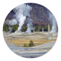 Upper Geyser Basin, Yellowstone National Park, U.S Stickers