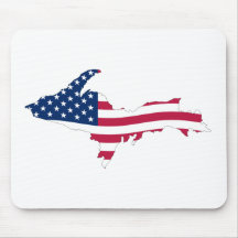 Upper Peninsula Flag Mousepad