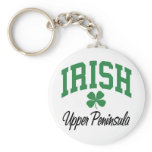 Upper Peninsula Irish Key Chains