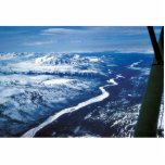 Upper Susitna River - Aerial View photo sculptures