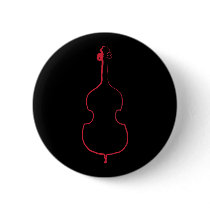 Upright Bass Ink Button