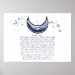 Upright Crescent Poster posters