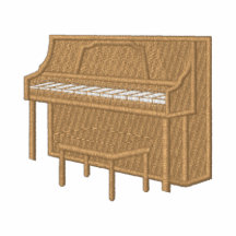 Upright Piano Embroidered Jacket