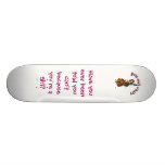 Upright String Double Bass Girl Custom Skateboard