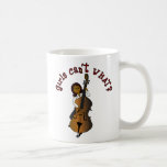 Upright String Double Bass Player Woman Mug