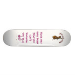 Upright String Double Bass Player Woman Skate Board Deck