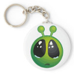 Upset alien keychains