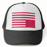 Upside Down American Flag - Red Mesh Hats