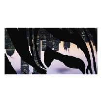 Urban Animal Customized Photo Card