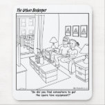 Urban Beekeeper Cartoon - Mousepad