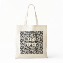 Urban Camouflage - Black & Grey Canvas Bag