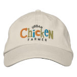 Urban Chicken Farmer Embroidery Hat Embroidered Hat
