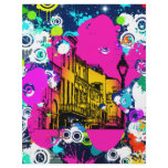 urban city graffiti paint splatter design colourfu flyers