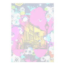 urban city graffiti paint splatter design custom announcements