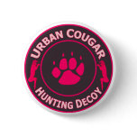 Urban Cougar Hunting Decoy buttons