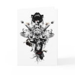Urban Cowboy - rockstar - Greeting Card