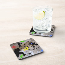 Urban Guerrilla Paintball Beverage Coasters