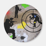 Urban Guerrilla Paintball Fridge Magnet