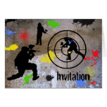 Urban Guerrilla Paintball Invited Cards