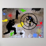 Urban Guerrilla Paintball Poster