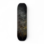 Urban Lights Abstract Skateboard