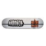 urban locked grunge skateboard