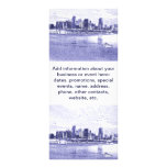 Urban Ocean Skyline Rack Cards rack cards