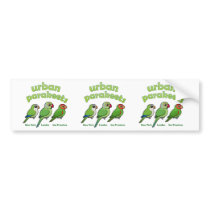Urban Parakeets bumper stickers