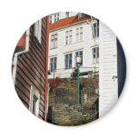 Urban Reader - Bergen in Norway Refrigerator Magnet