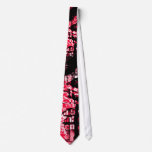 Urban Red Graffiti ties