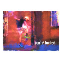 Urban Skateboard in Alley Personalised Announcements