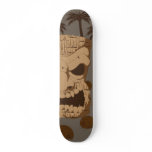 Urban Surfing Tiki Skateboard Deck